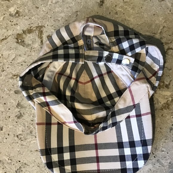 BURBERRY Unisex Nova Check Cap - Picture 2 of 4